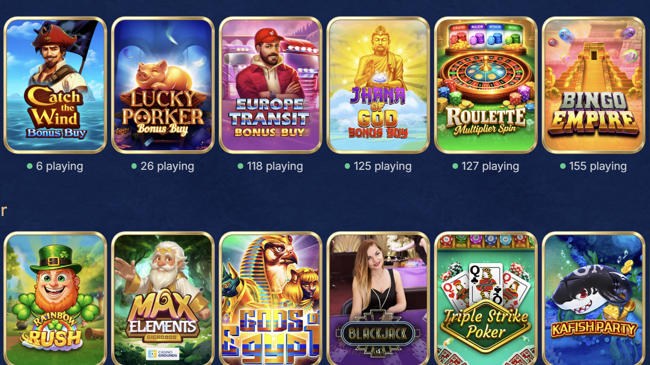 Villaspin casino games